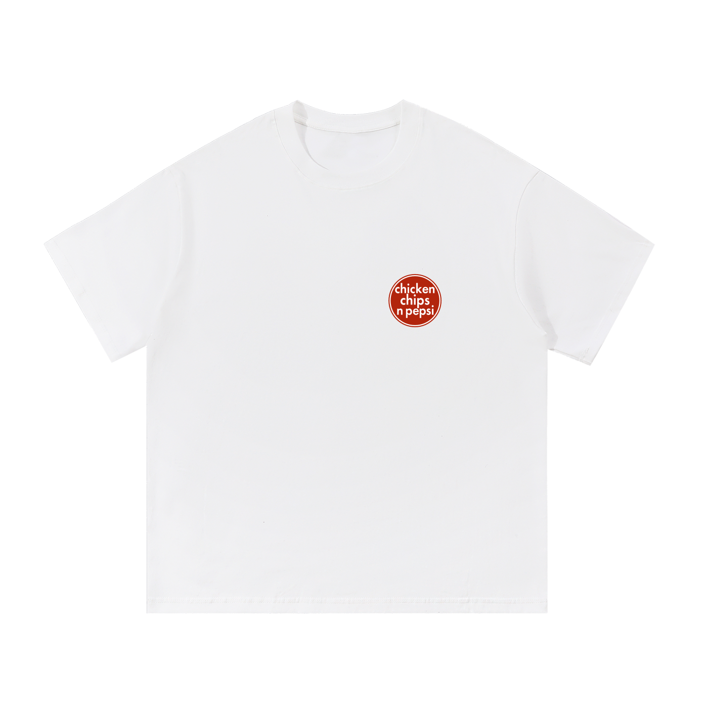 TOKI. CCP Round Logo Worker Tee // White