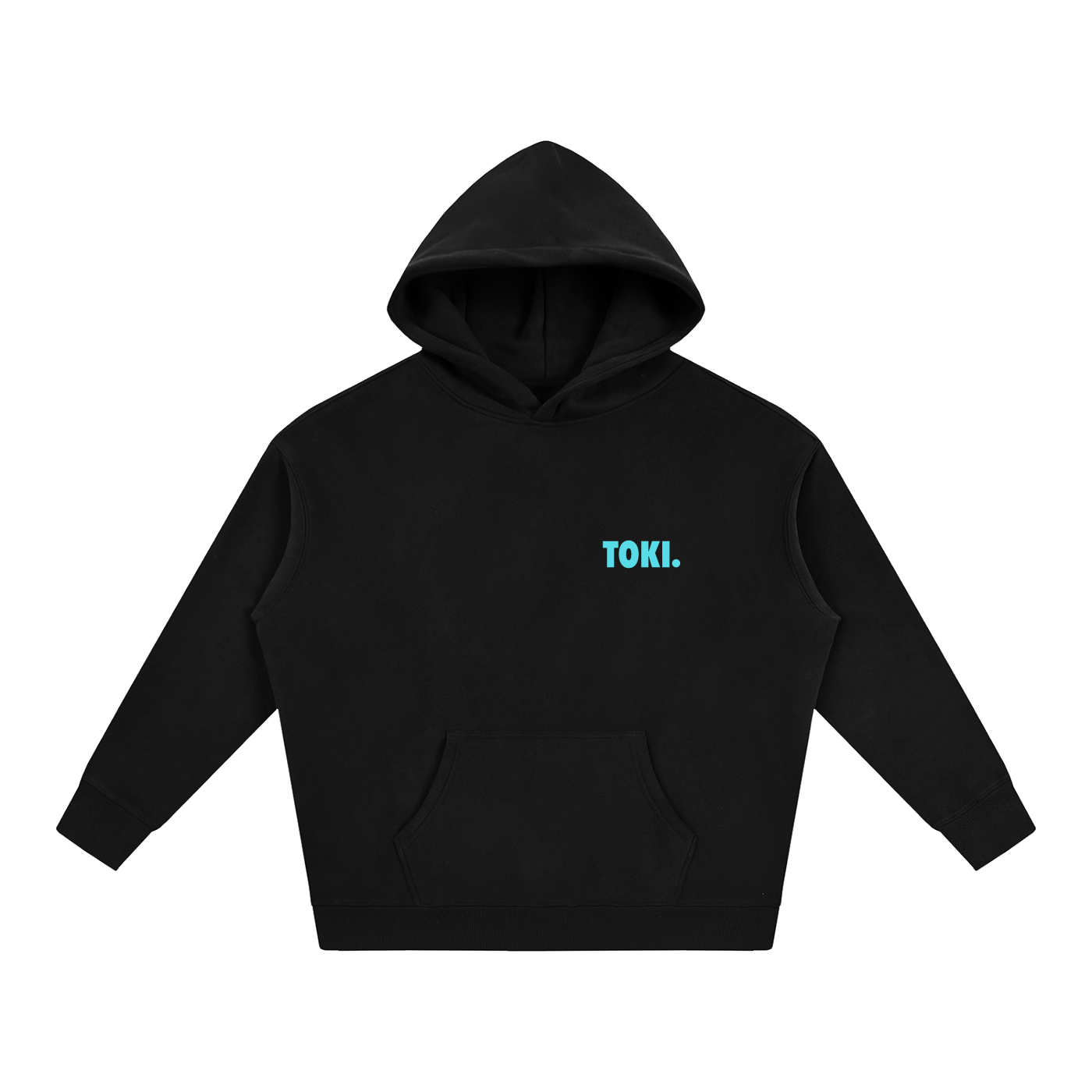 TOKI. C8RE Oversize Hoodie // Black // Blue