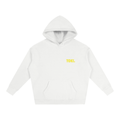 TOKI. C8RE Oversize Hoodie // White // Yellow