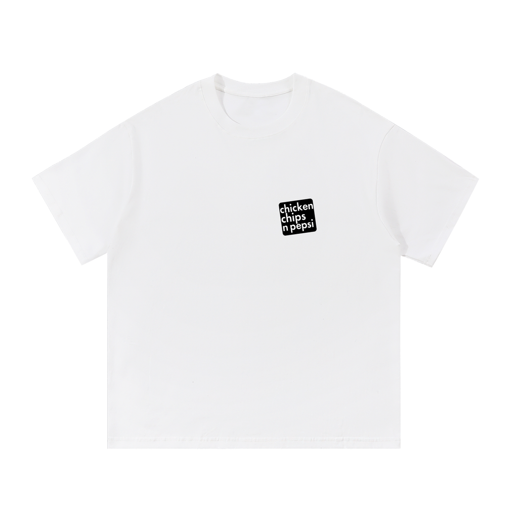 TOKI. CCP Square Logo Worker Tee // White