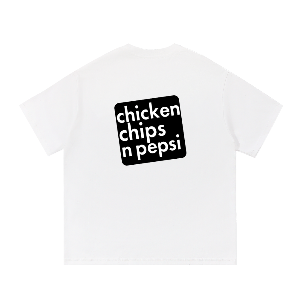 TOKI. CCP Square Logo Worker Tee // White