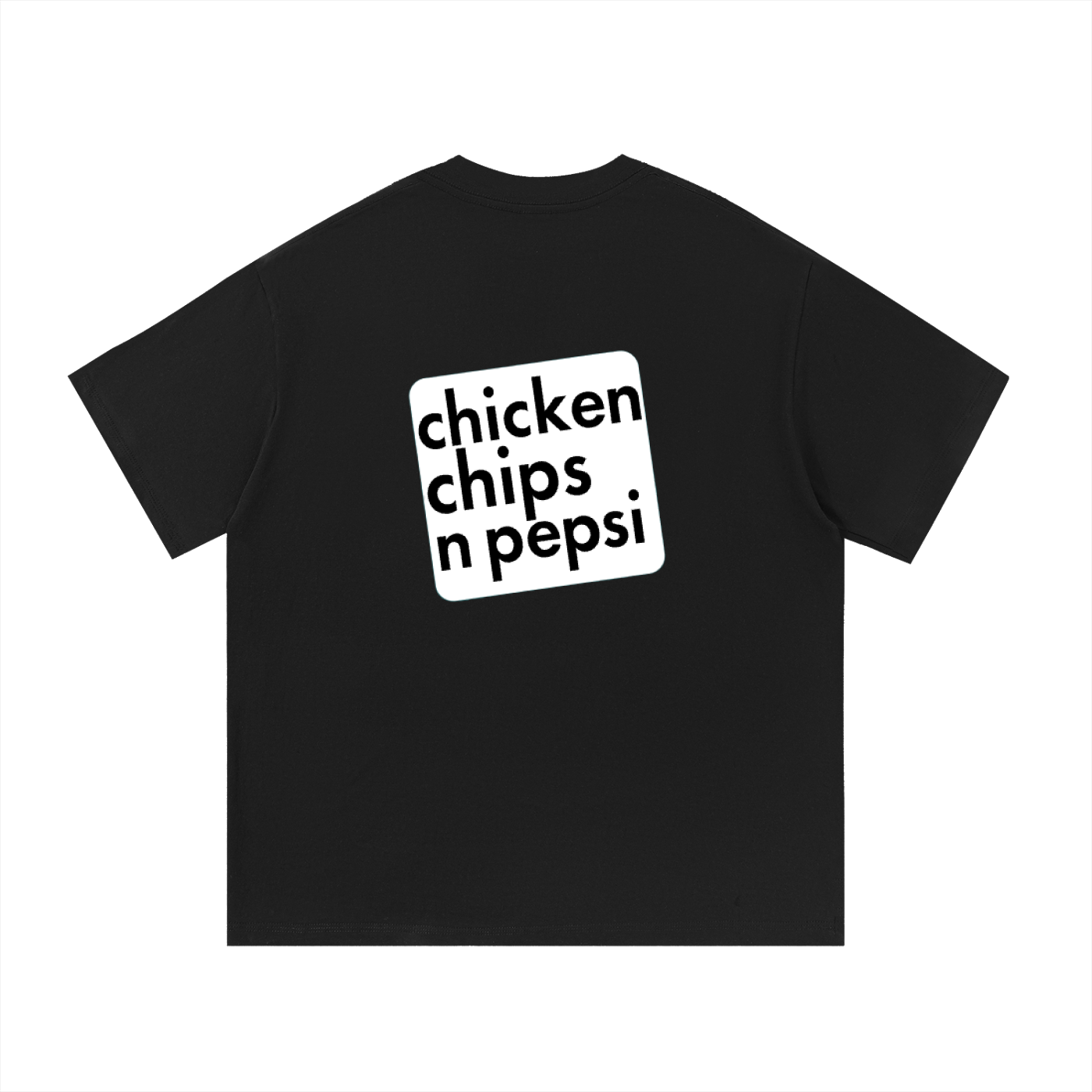 TOKI. CCP Square Logo Worker Tee // Black