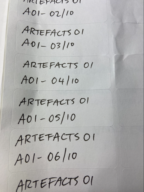 ARTEFACTS 01 // FIELD PACK