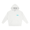 TOKI. C8RE Oversize Hoodie // White // Blue