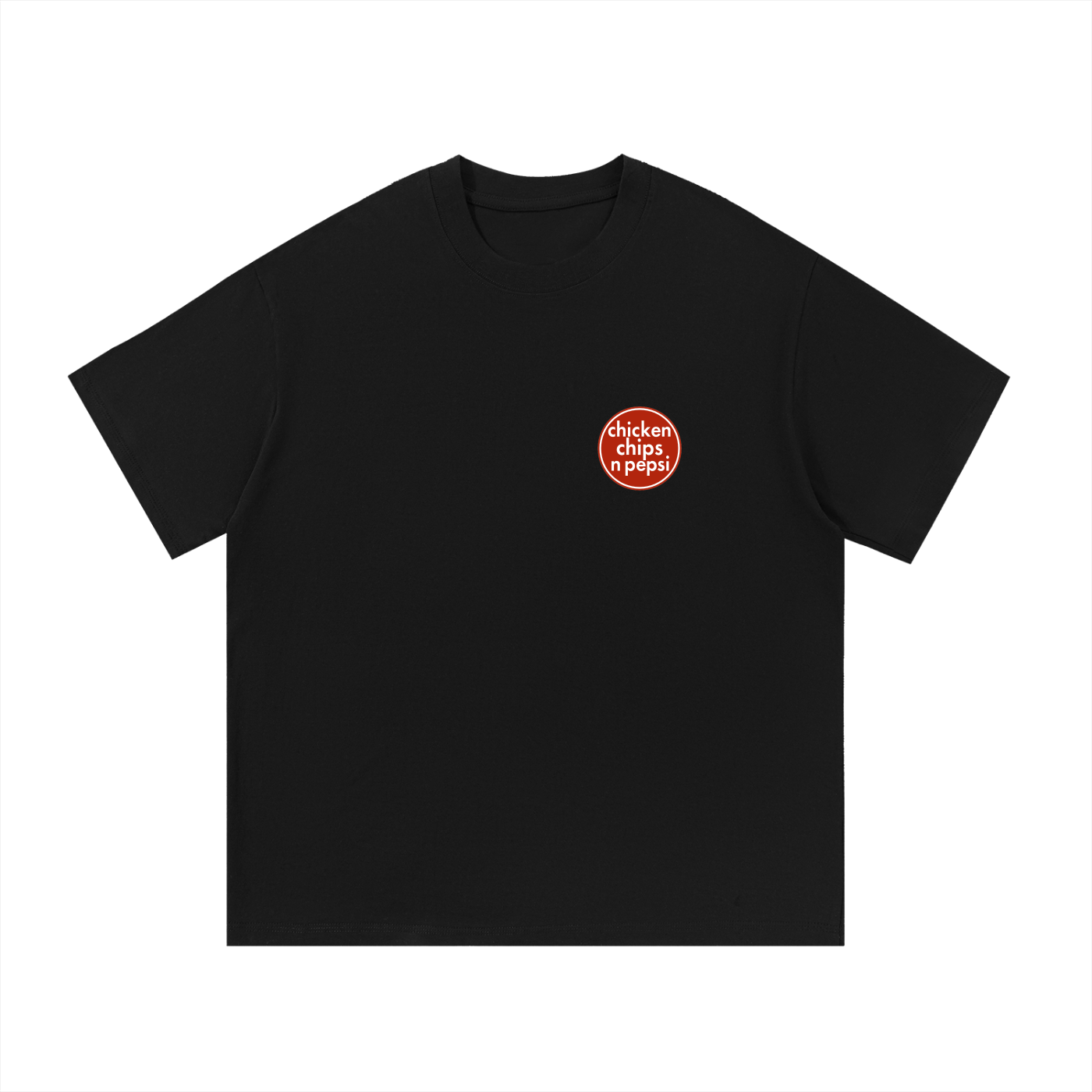 TOKI. CCP Round Logo Worker Tee // Black